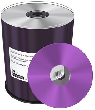 Disk DVD+R MediaRange Professional Line, 4.7GB, 8x, 100 copë