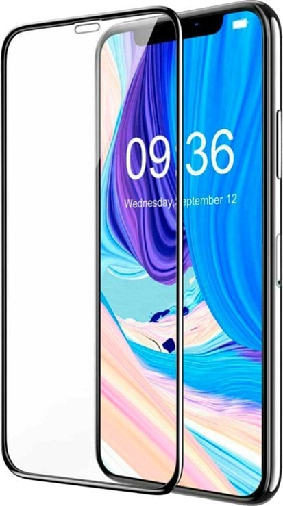 Qelq mbrojtës Breezy Premium Sapphire, 0.33mm, 3D edge to edge, për iPhone 11 Pro Max Xs Max, transparent