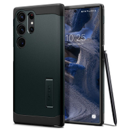 Mbështjellës për Samsung Galaxy S23 Ultra Spigen Tough Armor, i gjelbër