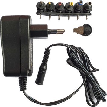 Adaptues universal rryme, 3V 12V, 0.6A, i zi