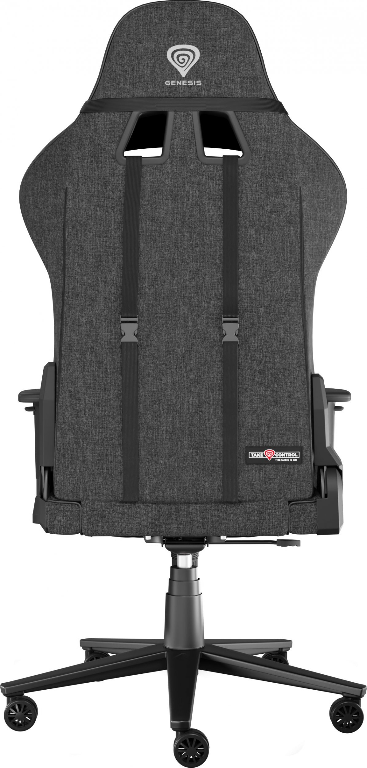 Гејминг столица Genesis Nitro 550 G2, ергономска, со перничиња за половината и вратот, сива