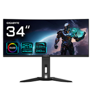 Monitor i lakuar GIGABYTE MO34WQC2, 34" OLED WQHD, 240Hz, i zi