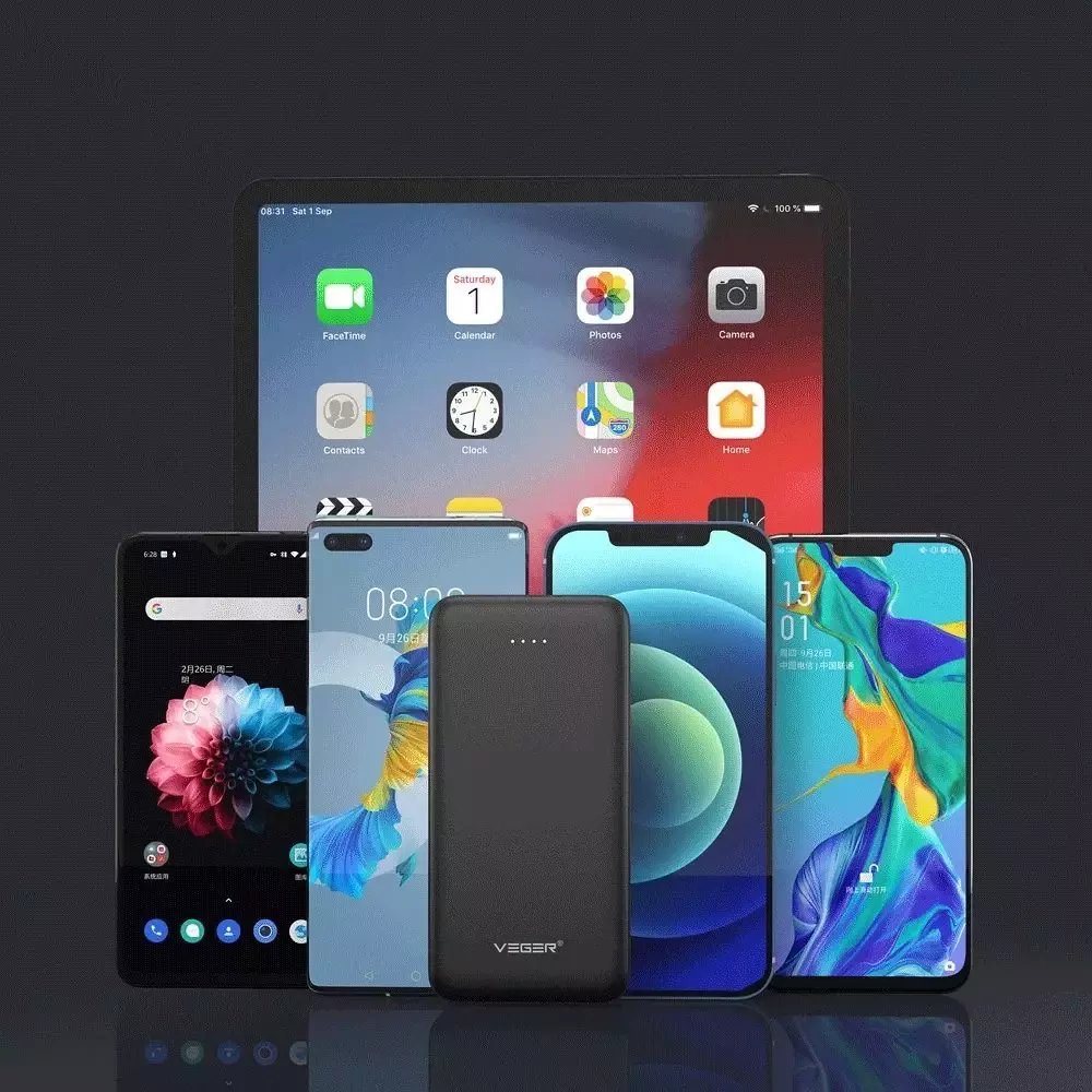 Power bank Veger A10 W1065, 10000mAh, 2x USB USB C, i zi