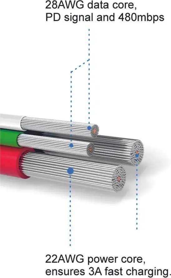 Kabllo USB në Micro USB Swissten, 1.2m, kafe