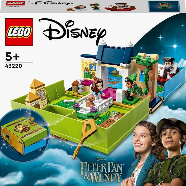 Set LEGO® I Disney 43220 Peter Pan and Wendy and their Storybook Adventures 43220, 111 pjesë