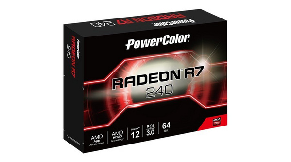 Kartë grafike PowerColor AMD Radeon R7 240, 2 GB GDDR5, AXR7