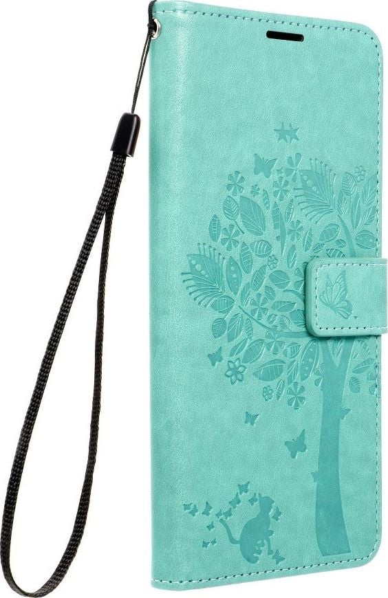 Kabullë Forcell MEZZO Book për Xiaomi Redmi Note 10 Pro, dizajn pemë, jeshile