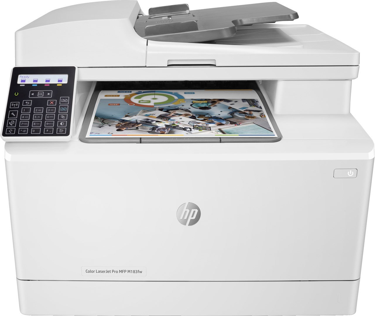 Printer HP Color LaserJet Pro M183fw, All-in-One, i bardhë