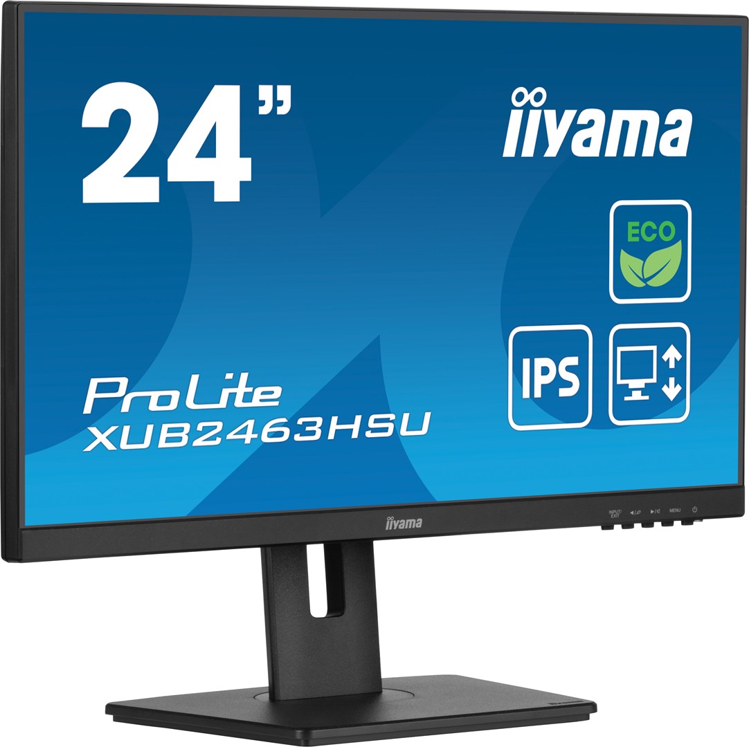 Monitor iiyama ProLite XUB2463HSU-B1, 24", 1920 x 1080, 100 Hz, i zi