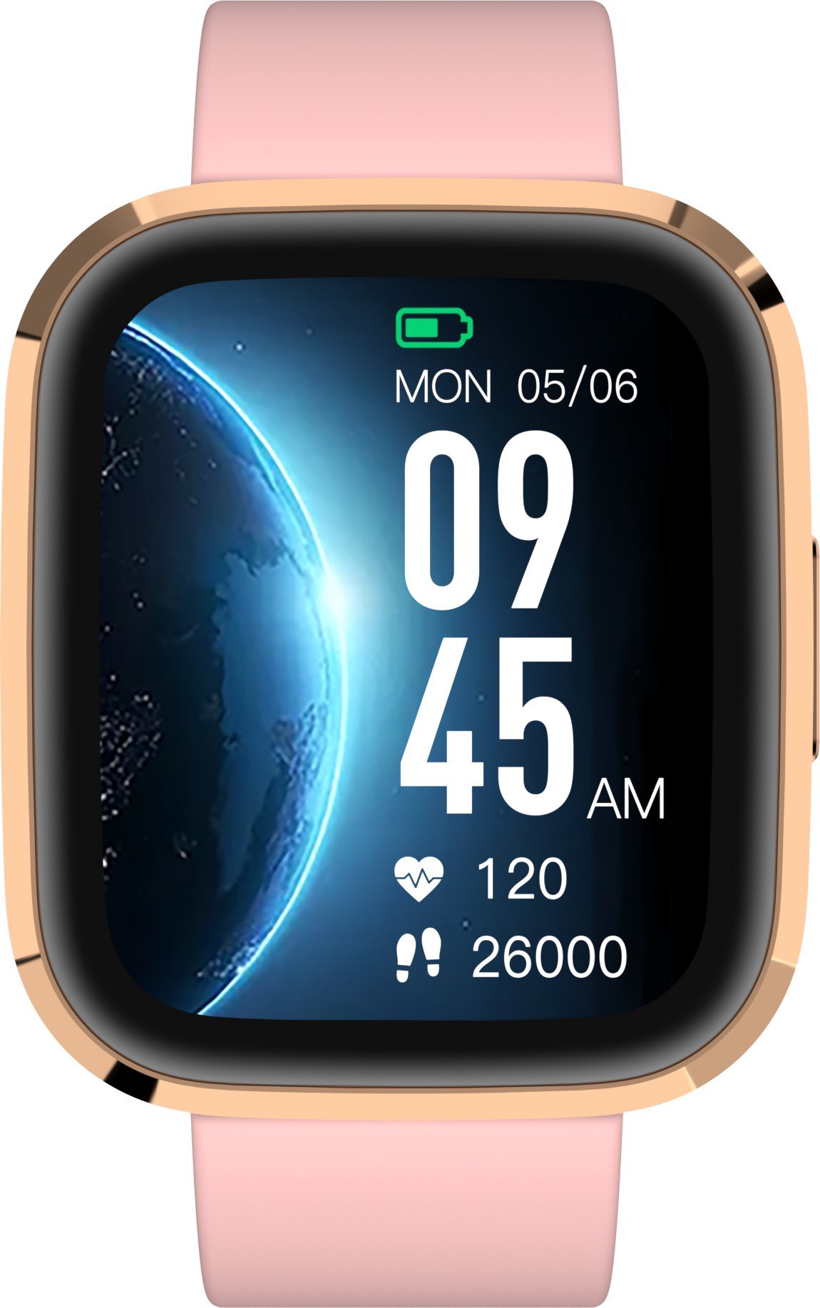 Ora inteligjente Garett GRC Style, ekran 1.72" IPS HD, Bluetooth, rozë