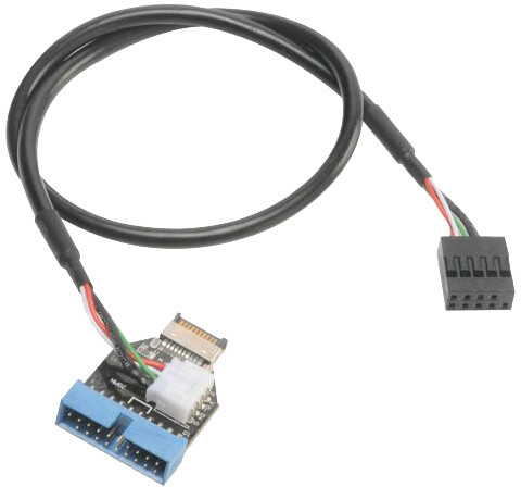 Përshtatës i brendshëm MB Akasa AK-CBUB38-40BK, USB3.1 / USB3.1 (19pin)