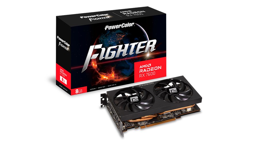 Kartë grafike PowerColor AMD Radeon RX 7600, 8 GB GDDR6