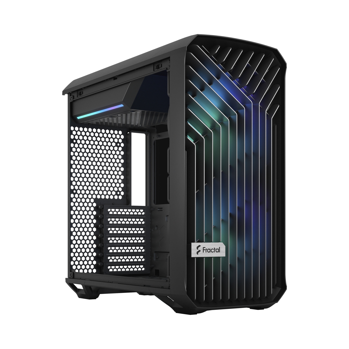 Kasë për PC Fractal Design Torrent Compact RGB Black TG, e zezë