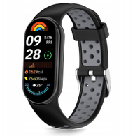 Rrip dore Tech-Protect Iconband Air, për Xiaomi Smart Band 8 9 10 NFC, silikon, i zi gri