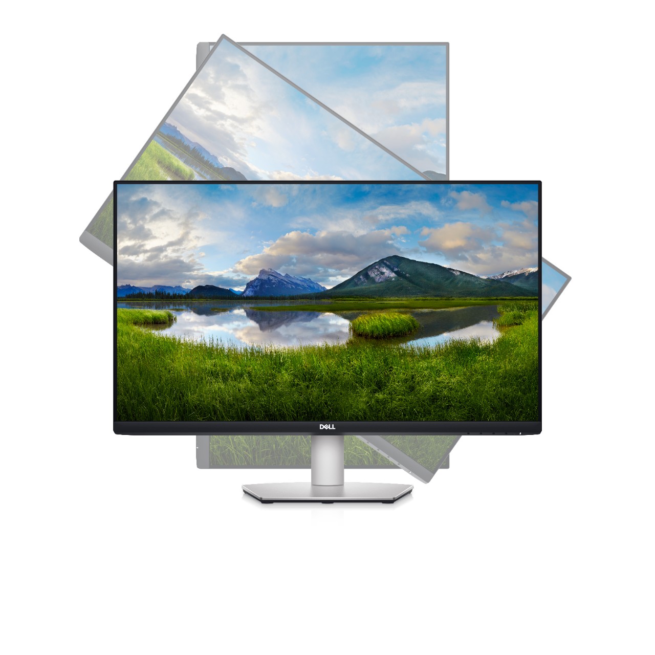 Монитор Dell S2721QSA 27″ 4K UHD IPS, FreeSync, со звучници, бел