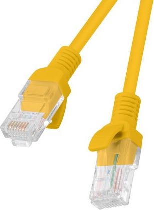 Kabllo rrjeti Lanberg PCU6-10CC-0100-O, RJ-45, Cat.6, 1m, portokalli