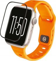 Mbrojtëse ekrani Mobile Origin për Apple Watch 9 8 7 45mm, film hibrid, kornizë e zezë