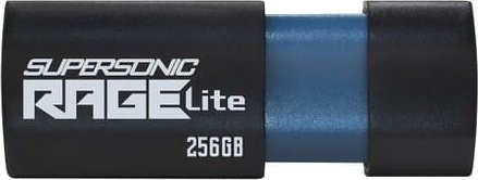 USB Patriot Supersonic Rage Lite, 64GB, USB 3.2, e zezë