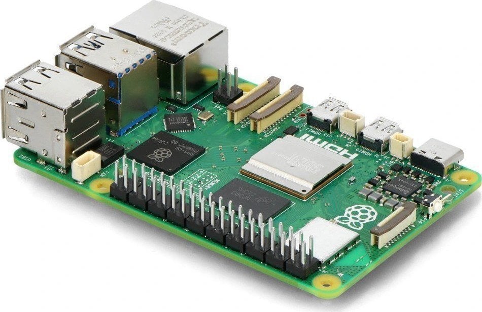 Pllakë kompjuterike Raspberry Pi RPi5 SC1432, 8GB RAM, 64 bit, e gjelbër