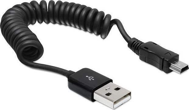 Kabllo Delock USB-A në miniUSB, 0.6m, e zezë