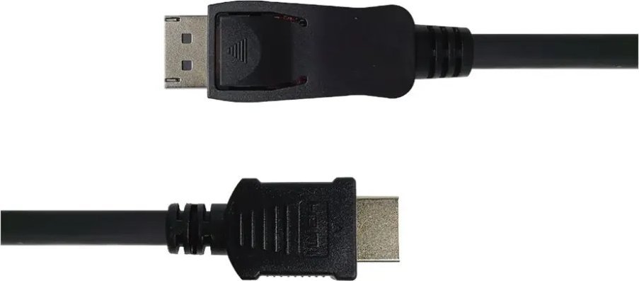 Kabllo video Deltaco DP-3030-K, DisplayPort në HDMI, 3m, 4K UHD, e zezë