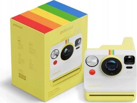 Aparat fotografik instant Polaroid Now Gen 3, film i-Type 600, i verdhë
