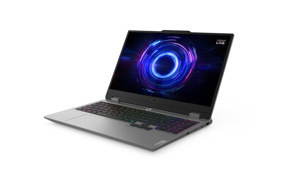 Laptop Lenovo LOQ 15IRX9, 15.6", Intel Core i5-13450HX, 16GB RAM, 512GB SSD, NVIDIA GeForce RTX 3050 6GB GDDR6, i hirtë