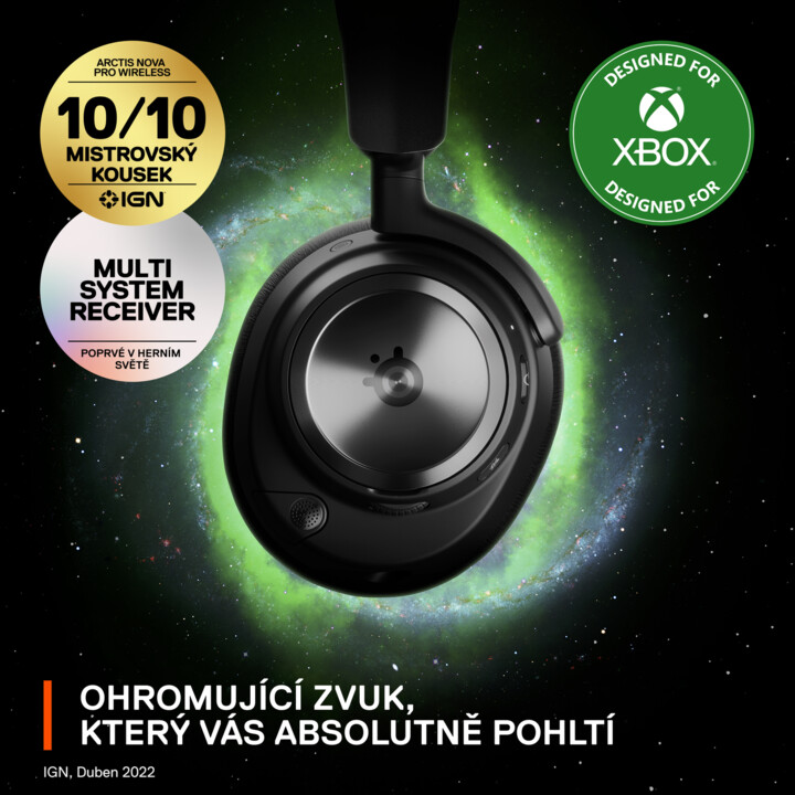 Слушалки SteelSeries Arctis Nova Pro Wireless X, црни
