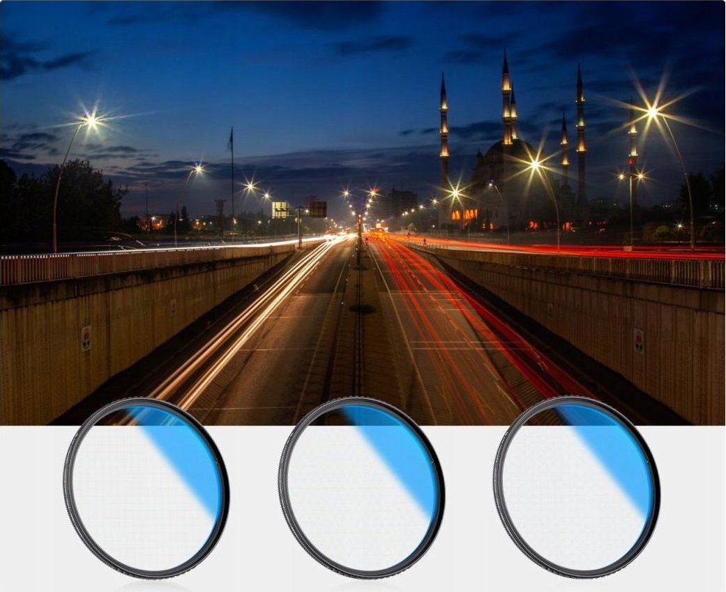 Filter UV për lente K&amp;F Concept K Series, 62mm, xham optik me shumë shtresa, ultra i hollë