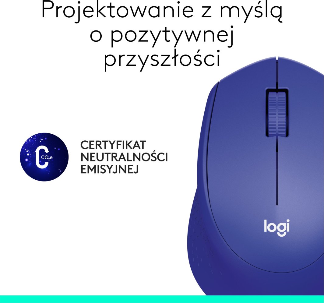 Maus Logitech M330, wireless, USB, i kaltërt