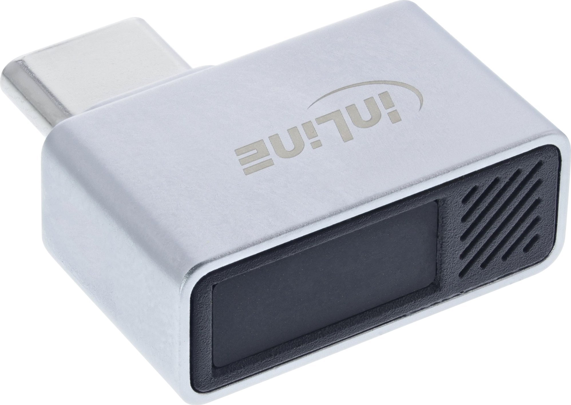 Скенер за отпечатоци од прсти InLine USB Type C, Windows Hello, црн