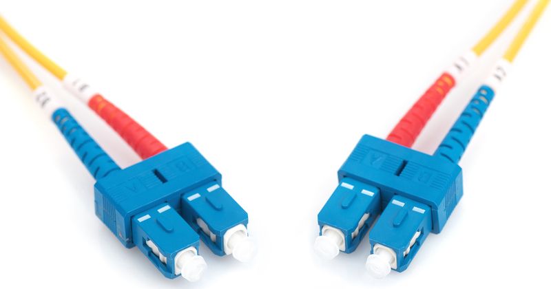 Kabllo fibër optike Digitus DK-2922-10, SC-SC, single-mode OS1, 10m, e verdhë