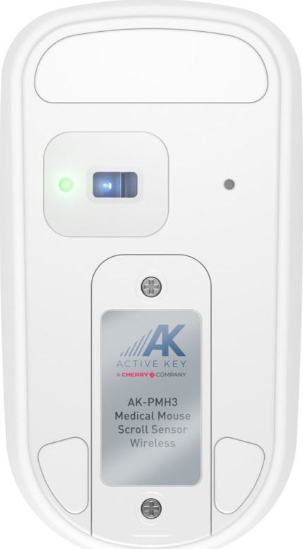 Безжичен глушец Cherry AK-PMH3, IP68, сензорски скрол, бел