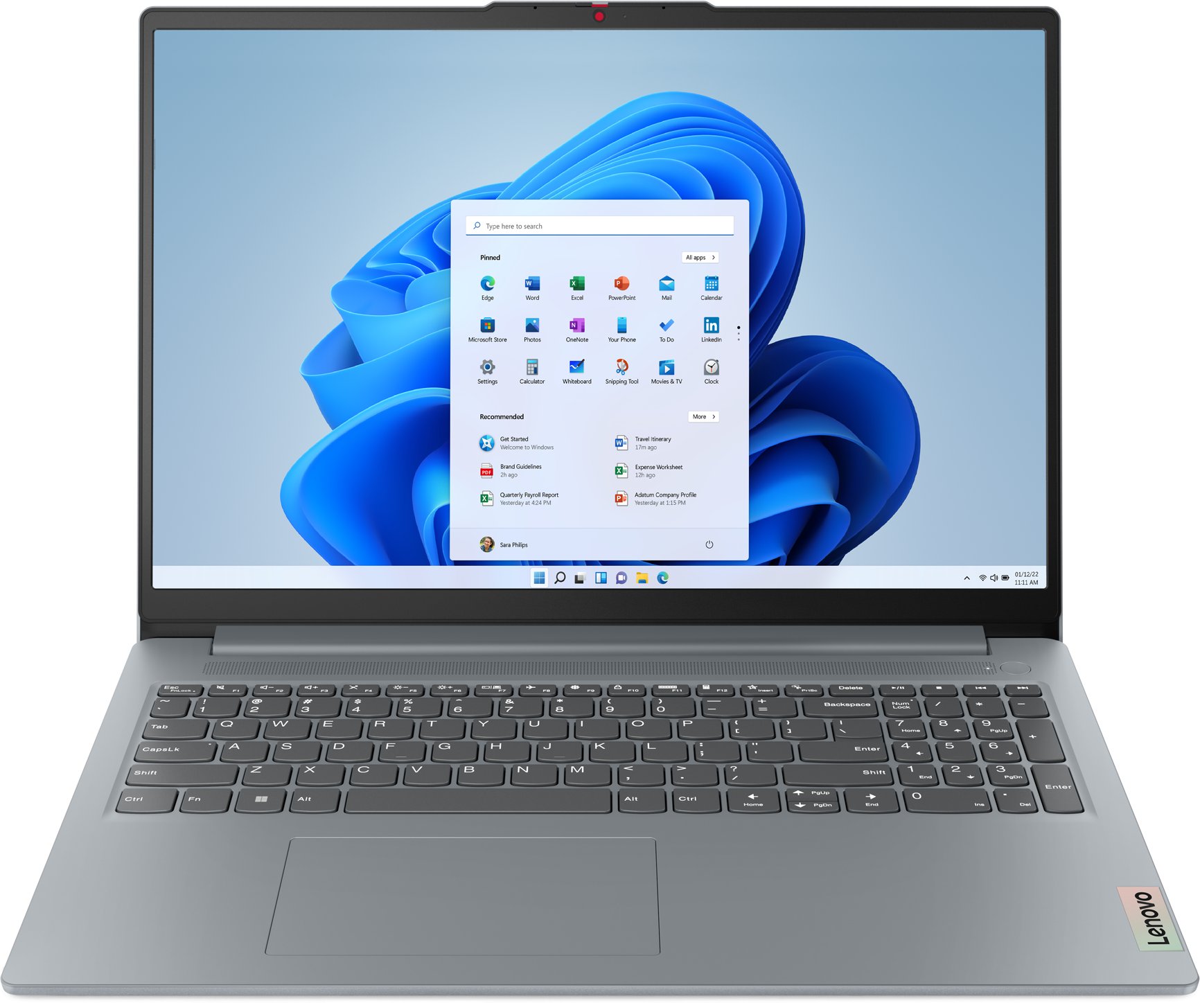 Laptop Lenovo IdeaPad Slim 3 16ABR8, Ryzen 7, 16GB RAM, 1TB SSD, gri Arctic
