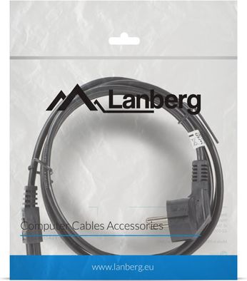 Kabllo rryme Lanberg IEC 7/7 ne IEC 320 C5, 1.8m, e zeze