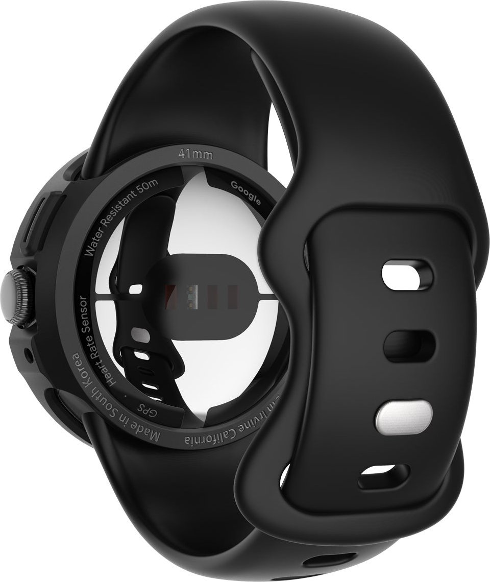 Mbulesë orë Spigen Liquid Air për Google Pixel Watch 2 1, mat, e zezë