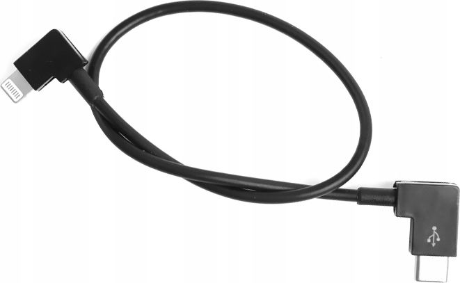 Kabllo SunnyLife USB-C - Lightning Cable 0.3 m, e zezë
