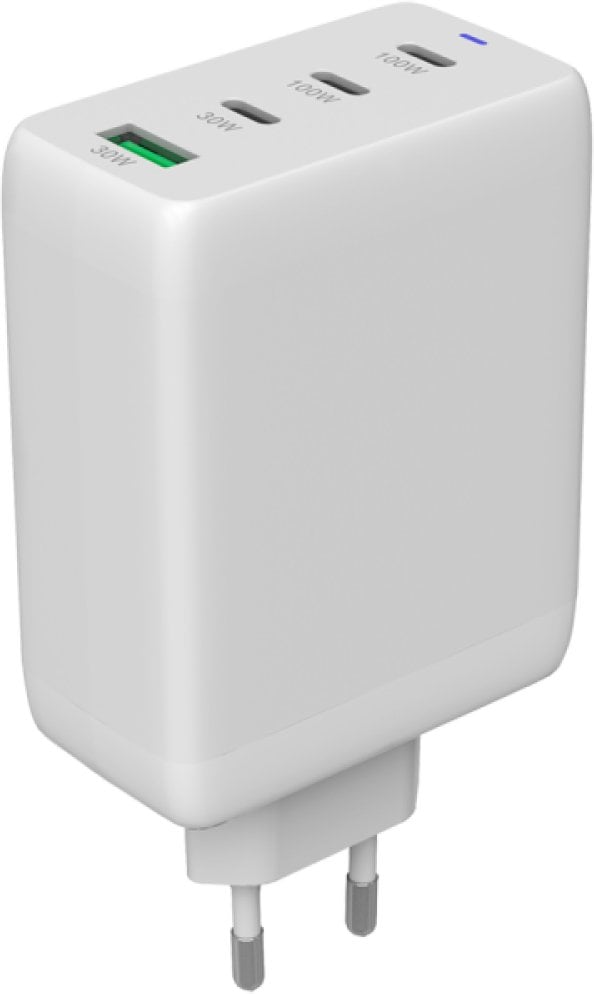 Karikues USB Canyon CU100ACC, GaN 100W, 3x USB C 1x USB A, i bardhë