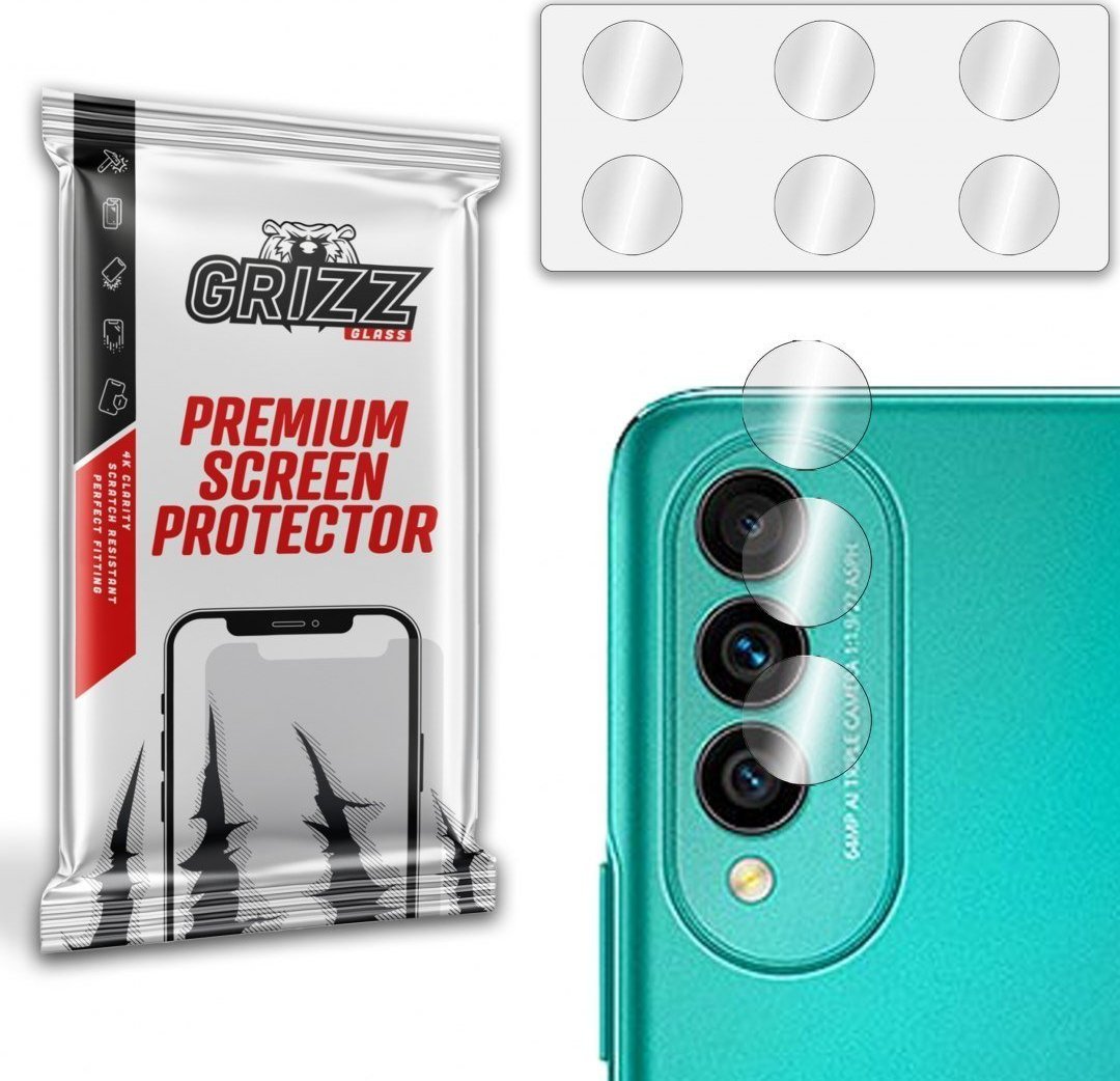 Xham mbrojtës kamere GrizzGlass për Huawei Nova 10z, set 2 copë, transparent