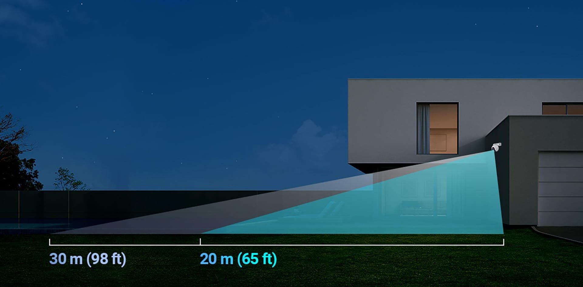 Надворешна камера Ezviz H80f Multi, 3 леќи 2K+, 360°, ноќен вид во боја, бела