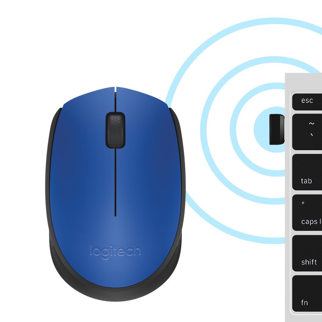 Maus Logitech M170, RF Wireless, i kaltër
