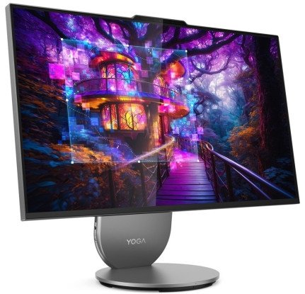 Kompjuter Lenovo Yoga AIO, 27", Intel Core Ultra 5, 16GB RAM, 1TB SSD, i hirtë