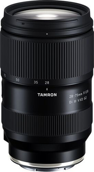 Objektiv Tamron 28-75mm F/2.8 Di III VXD G2 për Sony E, zoom standard, i zi