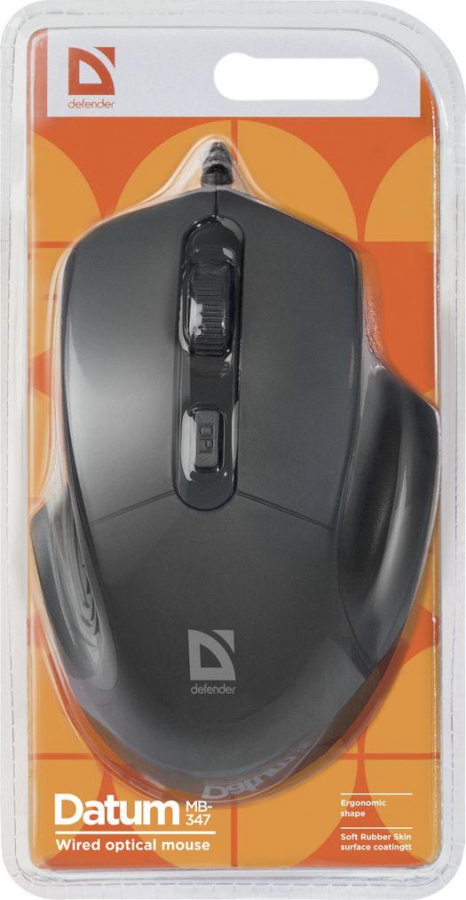 Maus Defender Datum, me kabllo, USB, i zi
