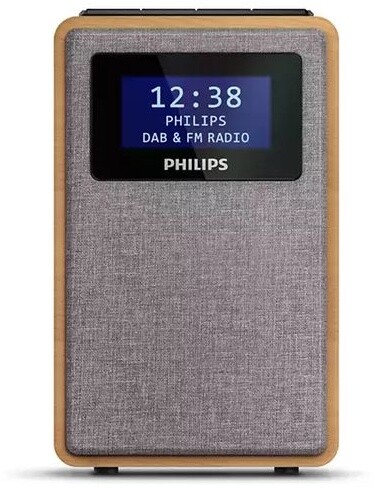 Радио Philips TAR5005, сиво / дрвено