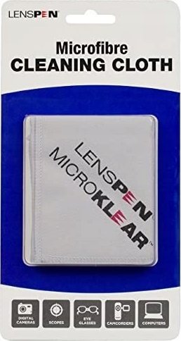 Leckë pastrimi për lente Lenspen Photo MicroKlear, mikrofibër, për lente dhe ekrane, e bardhë