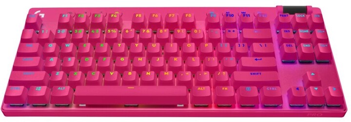 [OUTLET] Tastierë Logitech G Pro X TKL Lightspeed, GX Brown, US, rozë