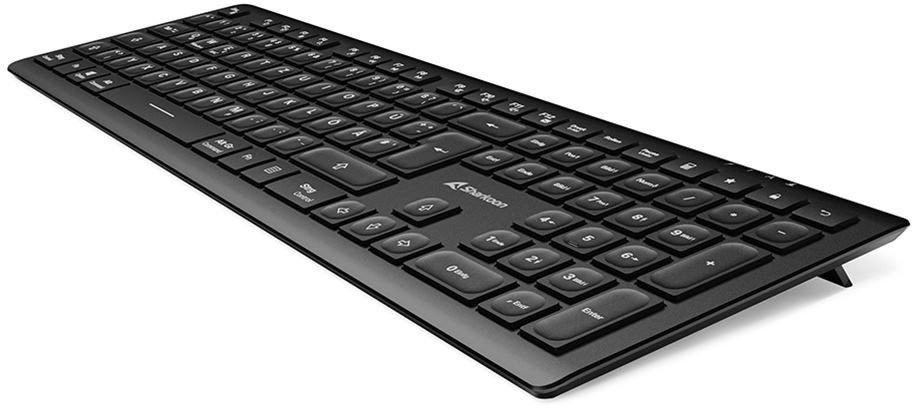 Tastierë Sharkoon Rubber Dome, layout DE, e zezë