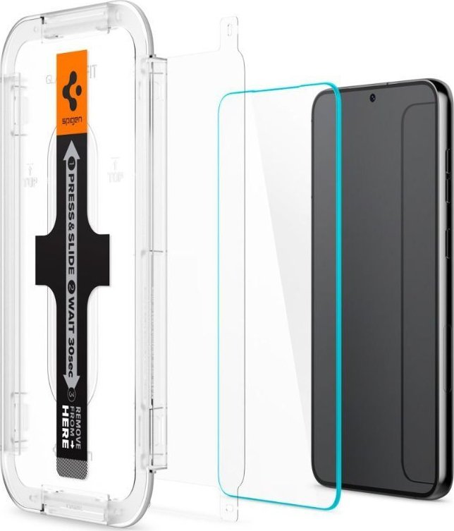 Mbrojtës ekrani Spigen Glas.TR EZ Fit, 2 copë, për Samsung Galaxy S23, transparent