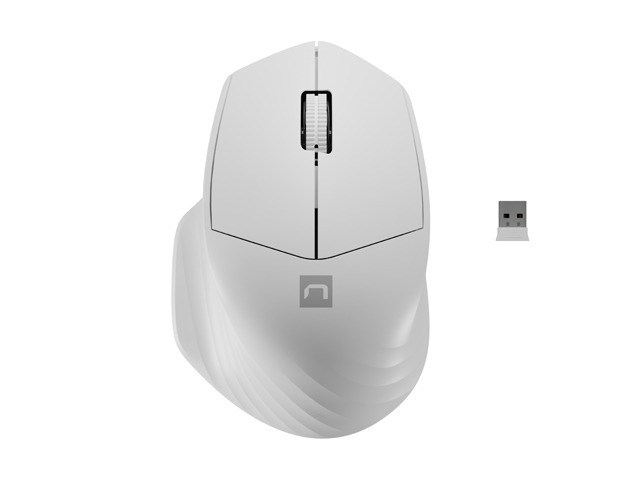Maus Natec Siskin 2, USB 2.0, i bardhë